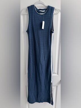 NWT Abercrombie & Fitch Blue with White Trim Dress